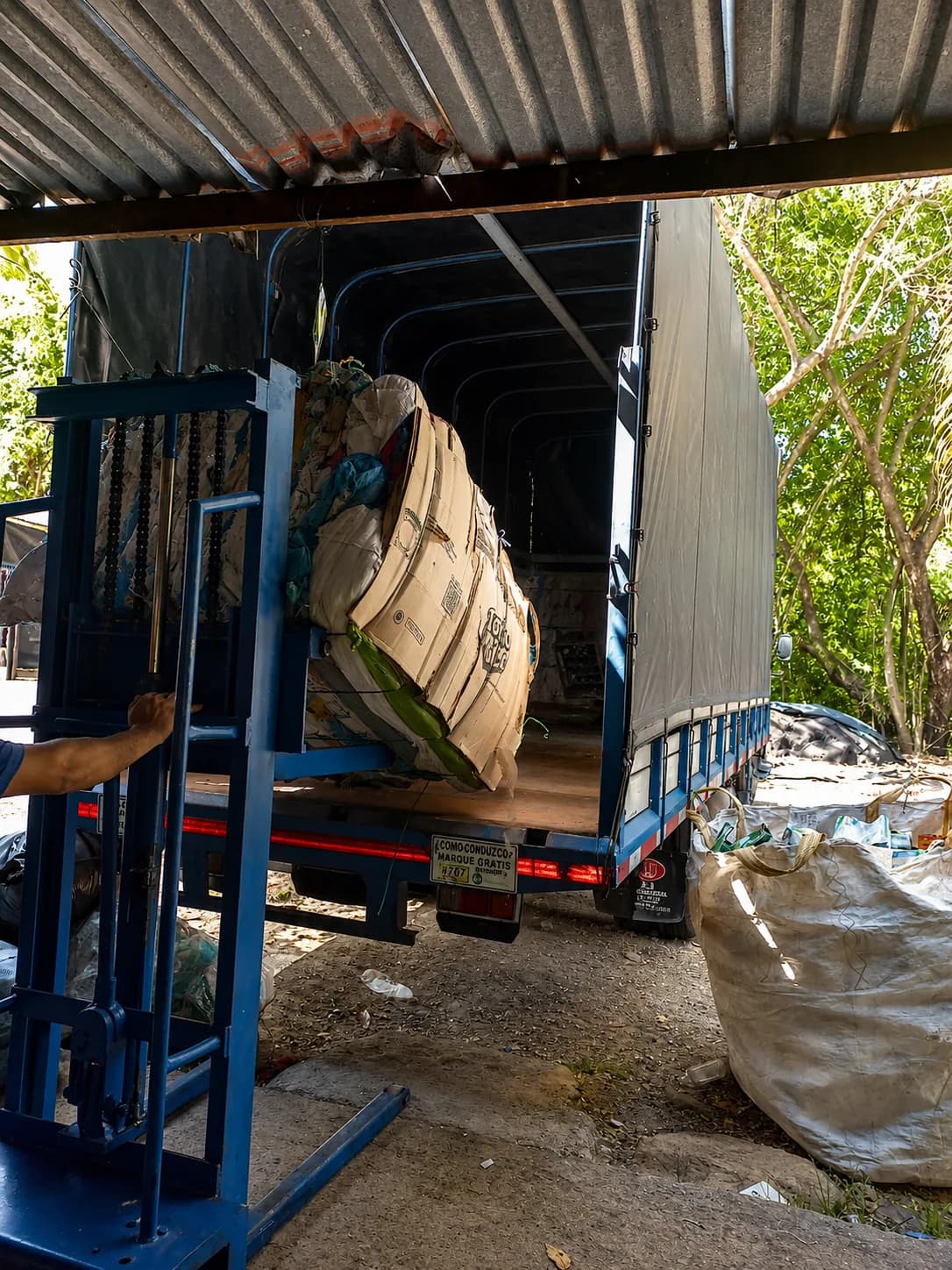 Transportamos material